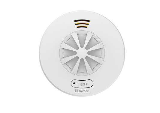 Détecteur de chaleur sans fil Heiman HM-5HW-T – avertisseur de chaleur en réseau avec batterie de 10 ans