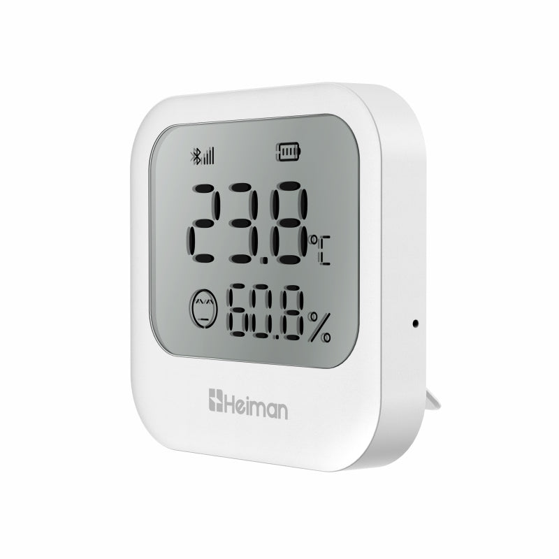 Temperatur- und Luftfeuchtigkeitssensor Zigbee 3.0 Heiman HS3HT
