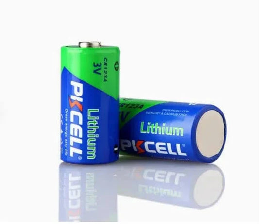 Pile au lithium CR123A PKCELL 3V (2 pièces)
